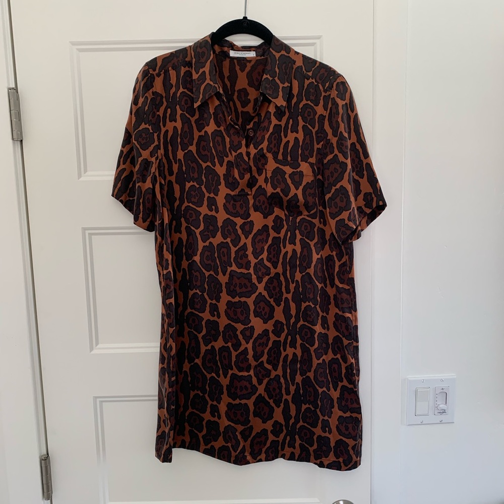 Equipment Cheetah Print Tunic, Size: Small
